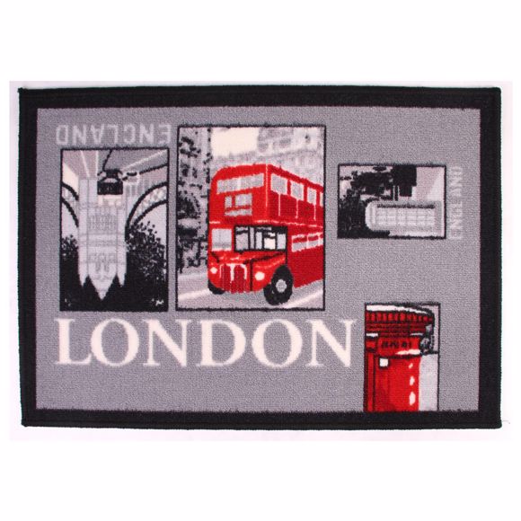 Image sur Fußmatte Schmutzfangmatte 70x50 cm "LONDON"