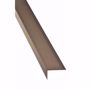 Picture of Aluminium staircase angle profile - bronze light - 100cm 28x50mm self-adhesive