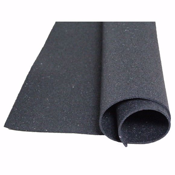 Picture of Building protection mat - rubber granulate - 105x105x08cm for all floors and many applications