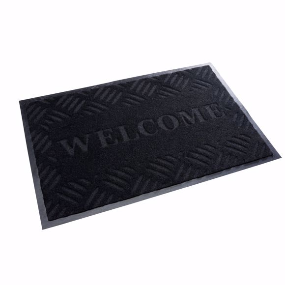 Bild von Schmutzfangmatte 40x60cm "Welcome" schwarz Fußmatte Türmatte Sauberlaufmatte