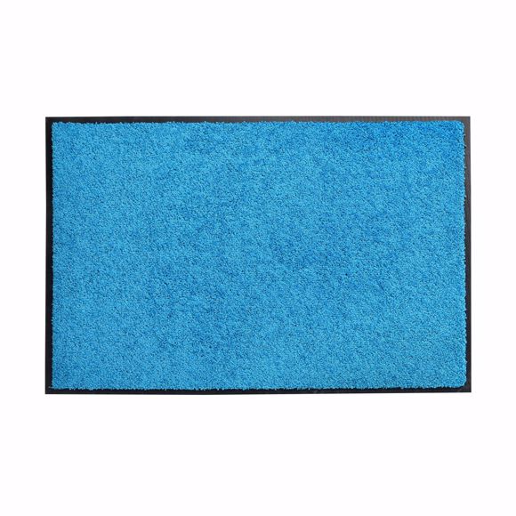 Bild von Schmutzfangmatte blau 90x120cm Fußmatte Türmatte Sauberlaufmatte