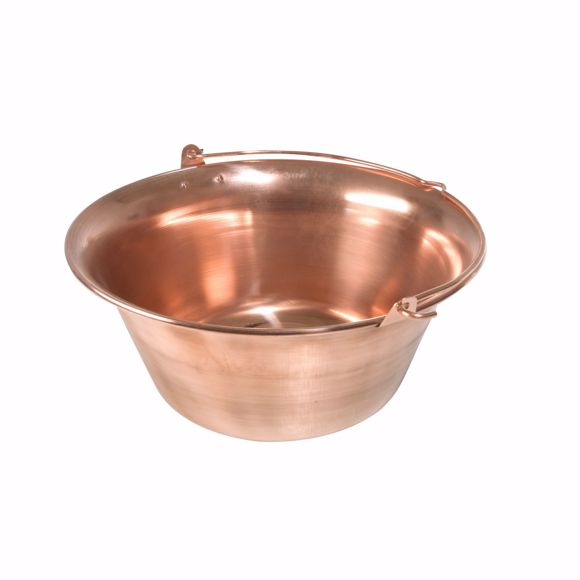 Picture of Copper goulash kettle - 4 litres * Heat resistant * Antibacterial