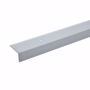 Picture of 20x40mm stair angle 100cm long silver drilled step edge profile aluminium