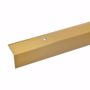 Picture of 30x30mm stair angle 100cm long gold drilled