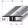Image sur Profilé de transition 100cm acier inox coloré 33 x 5-9mm percé