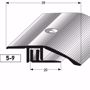 Image sur Profil de réglage en hauteur en aluminium 100cm argent 5-9mm