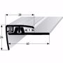 Bild von Treppenkantenprofil für Laminat Parkett 4 - 7 mm - 90cm