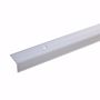 Bild von Treppenwinkel Kantenprofil Kantenschutz Aluminium gebohrt silber 22x30mm 100cm