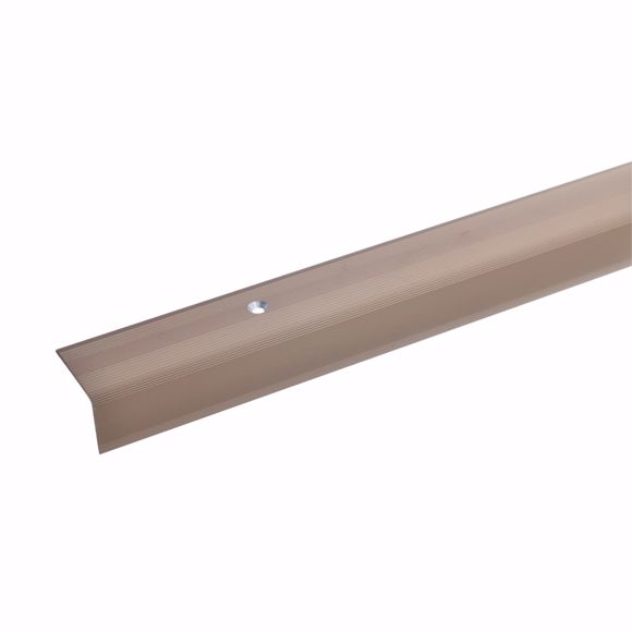 Picture of 22x30mm Stair angle 100cm long bronze light