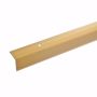 Picture of 32x30mm stair angle 100cm long gold drilled