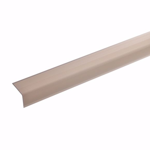 Picture of 22x30mm stair angle 100cm long bronze light undrilled