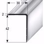 Image sur Profil d'angle d'escalier en aluminium - bronze clair - 100cm 42x30mm auto-adhésif