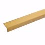 Picture of Aluminium stair angle profile - gold - 100cm 20x40mm self-adhesive