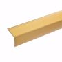 Picture of Aluminium stair angle profile - gold - 100cm 42x50mm self-adhesive