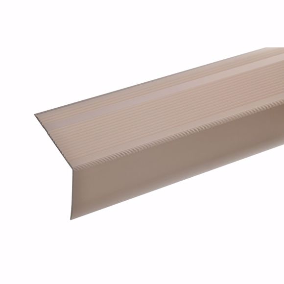 Picture of 55x69mm stair angle 100cm long bronze light self-adhesive