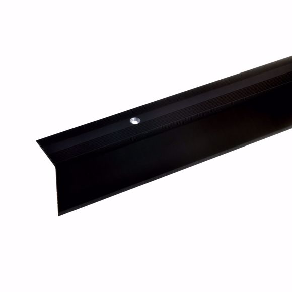 Picture of 42x30mm stair angle 135cm long bronze dark drilled
