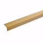 Picture of Stair angle edge profile edge protection aluminium drilled gold 22x30mm 135cm