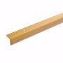 Picture of 27x27mm stair angle 170cm long gold drilled
