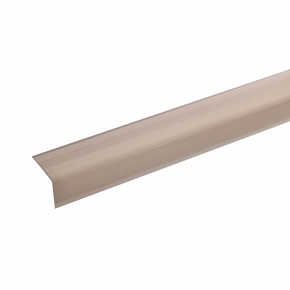 Picture of 22x30mm stair angle 170cm long bronze light self-adhesive