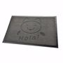 Bild von Schmutzfangmatte 40x60cm "Cat Hola" grau Fußmatte Türmatte Sauberlaufmatte
