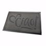 Bild von Schmutzfangmatte 40x60cm "Ciao" schlicht grau Fußmatte Türmatte Sauberlaufmatte