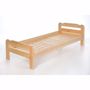 Bild von Einzelbett mit Lattenrost aus Kiefer massiv - 80x200 cm Massives Holz-Bett