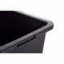 Picture of 10 mortar buckets Mortar tub in black, 40l, square, made of high-quality plastic