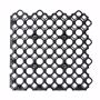 Image sur Rasengitter Kunststoff Platte schwarz 49x49x4 cm Befahrbar Rasengitterplatten