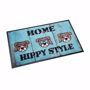 Bild von Schmutzfangmatte 45x75cm "Hippy Dog" Hund Fußmatte Türmatte Sauberlaufmatte
