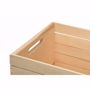 Image sur Holzkiste Groß aus Fichtenholz Box für Aufbewahrung Küche Bad Keller Werkstatt