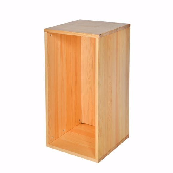 Picture of Storage box pine varnished - 80x40x40cm * solid wood * varnished