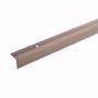 Bild von Treppenwinkel Kantenprofil Kantenschutz Aluminium gebohrt hell 27x27mm 270cm