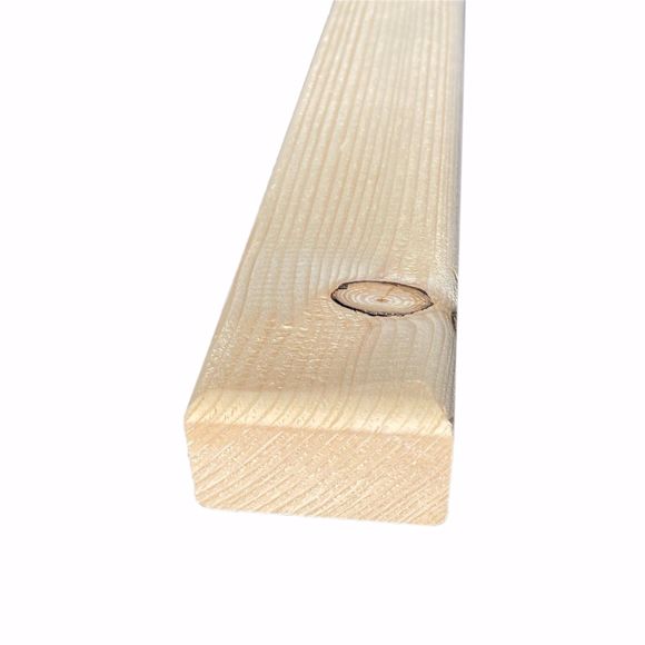 Image sur Fichtenholz Holzlatten 8 Stück 160 x 6,5 x 3,8 cm - gehobelt * 2-Seiten angefast