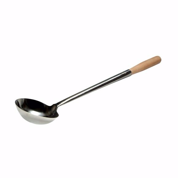 Picture of Original Hungarian ladle - 38cm / 360 ml ladle * Accessories goulash kettle * Stainless steel * Larg