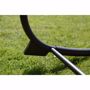 Bild von CHILLROI Schaukelgartenstuhl schwarz Gartenliege Liegestuhl Sonnenliege