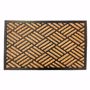 Bild von Kokosmatte Fußmatte 45x75x1cm braun schwarz - Hochwertiger Kokos Fußabtreter ideal für den Außenbere