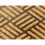 Bild von Kokosmatte Fußmatte 45x75x1cm braun schwarz - Hochwertiger Kokos Fußabtreter ideal für den Außenbere