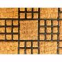 Image sur Kokosmatte Fußmatte 40x60x1cm braun schwarz - Hochwertiger Kokos Fußabtreter ideal für den Außenbere