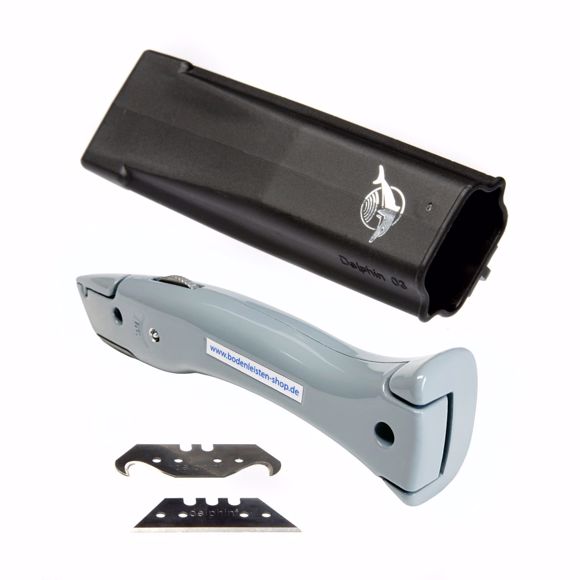 Image sur Delphin®-03 Style-Edition Universalmesser Cuttermesser Cutter Hellgrau