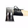 Bild von Krumpholz geschmiedete Doppelkeil Spaltaxt USA-Hickorystiel 80 cm mit Lederschneiden- und Stielschut
