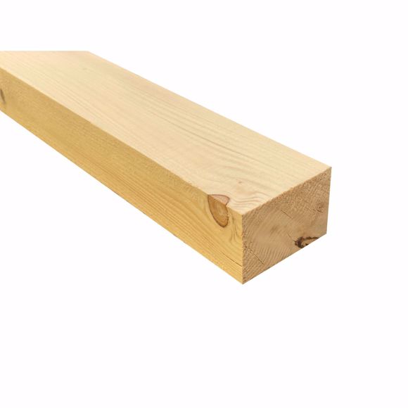 Bild von 1x Konstruktionsvollholz 38x60x1550mm Fichte - Bauholz Kantholz Holzbretter